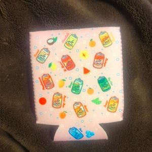 La Croix brand new pink koozie unused